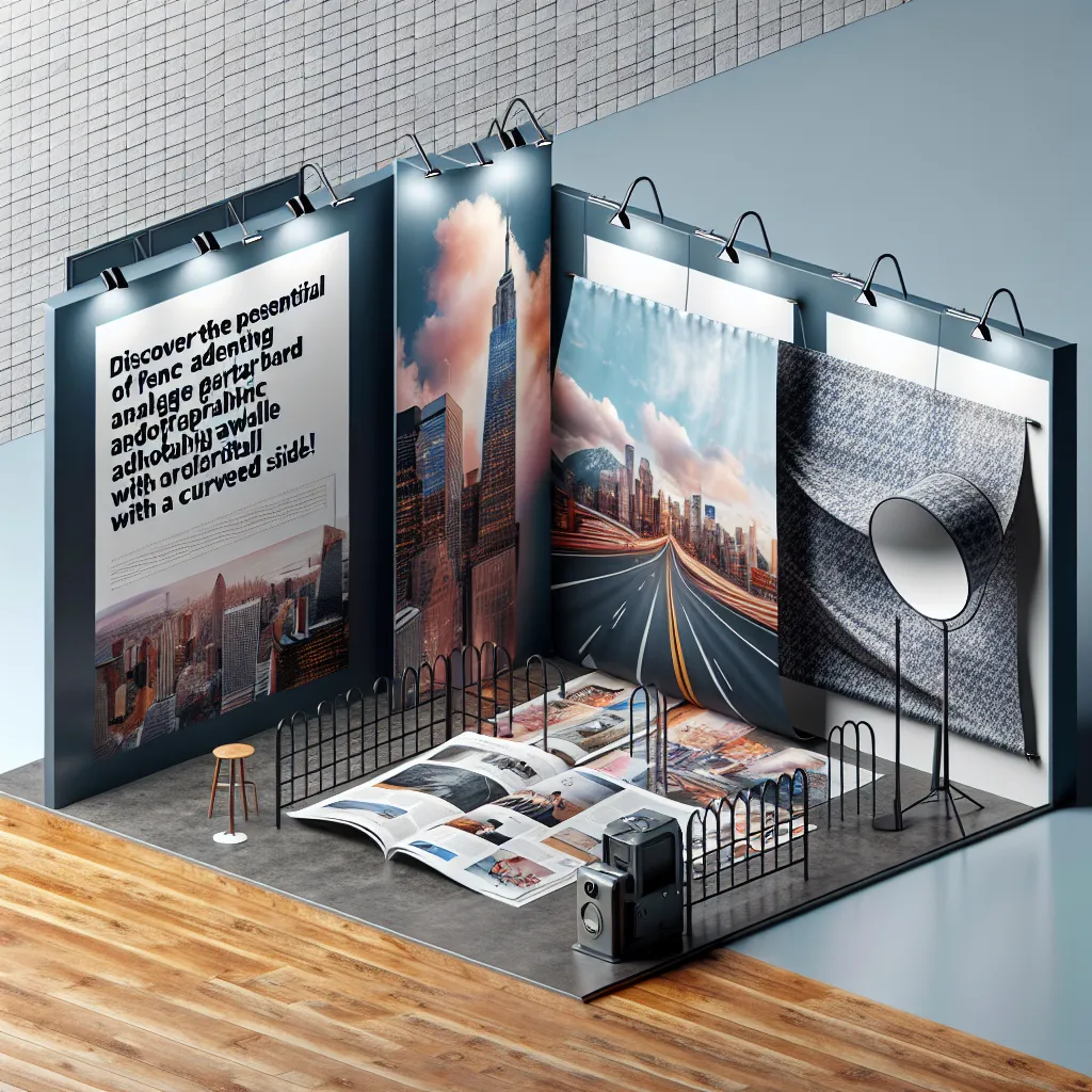 Odkryj Potencjał Reklamy Ogrodzeniowej i Fototapety Wielkoformatowej z Łukową Ścianką Reklamową Tekstylną Prostą!