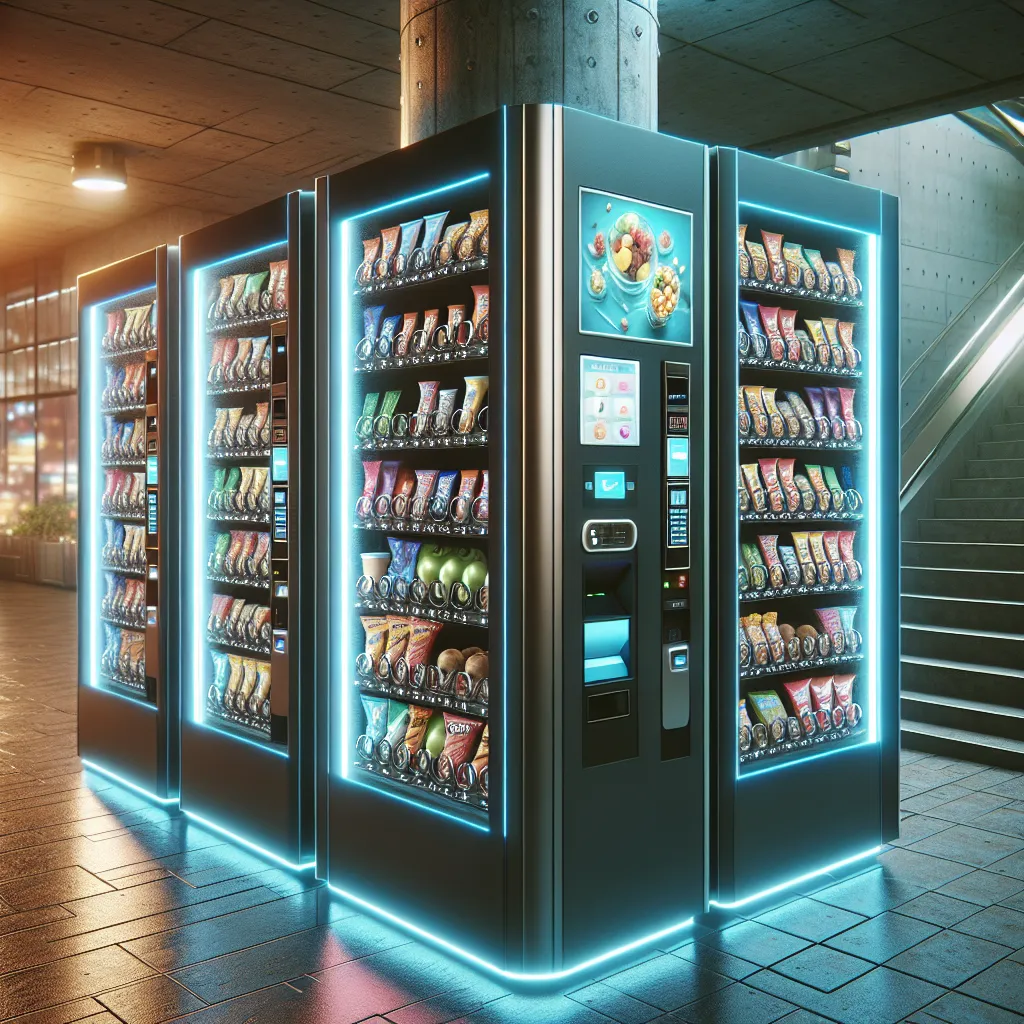 Nowoczesne automaty z jedzeniem zmieniają oblicze sprzedaży przekąsek